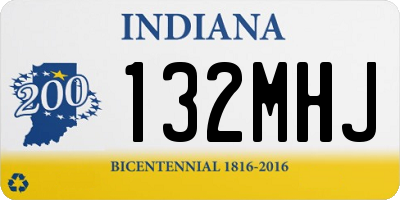 IN license plate 132MHJ