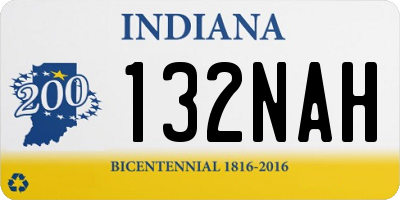 IN license plate 132NAH