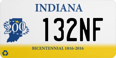 IN license plate 132NF