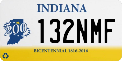 IN license plate 132NMF
