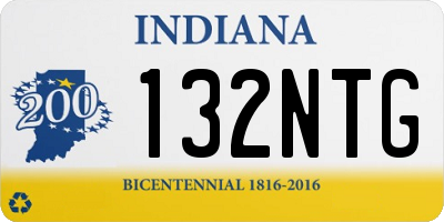 IN license plate 132NTG