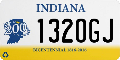 IN license plate 132OGJ
