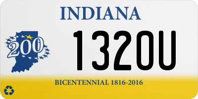IN license plate 132OU