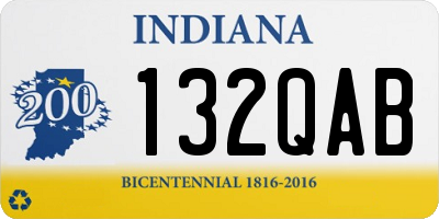 IN license plate 132QAB