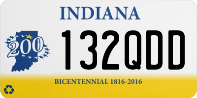 IN license plate 132QDD