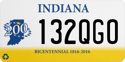 IN license plate 132QGO