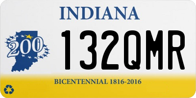 IN license plate 132QMR