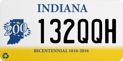 IN license plate 132QQH