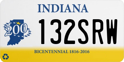 IN license plate 132SRW