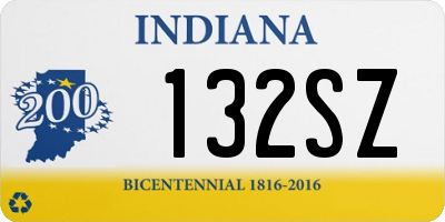 IN license plate 132SZ
