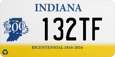 IN license plate 132TF