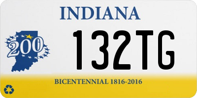 IN license plate 132TG