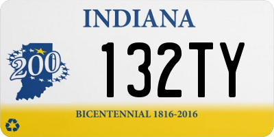 IN license plate 132TY