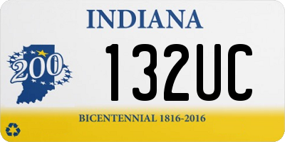 IN license plate 132UC