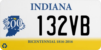 IN license plate 132VB