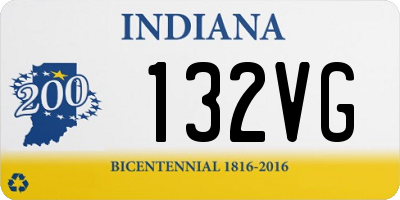 IN license plate 132VG
