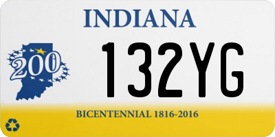 IN license plate 132YG