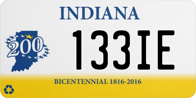 IN license plate 133IE
