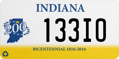 IN license plate 133IO