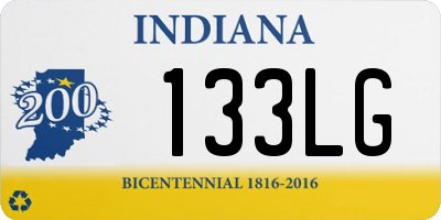 IN license plate 133LG