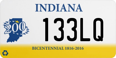 IN license plate 133LQ