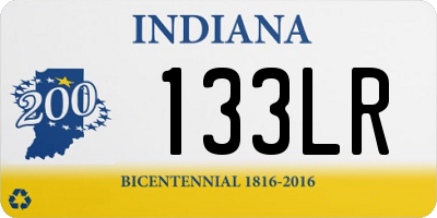 IN license plate 133LR