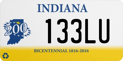 IN license plate 133LU