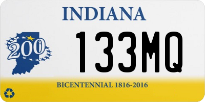 IN license plate 133MQ