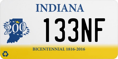 IN license plate 133NF