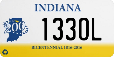 IN license plate 133OL