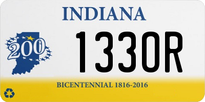 IN license plate 133OR