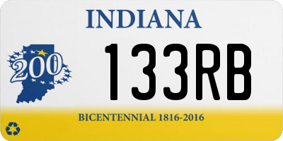 IN license plate 133RB