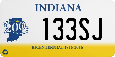 IN license plate 133SJ