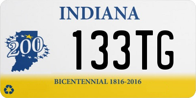 IN license plate 133TG