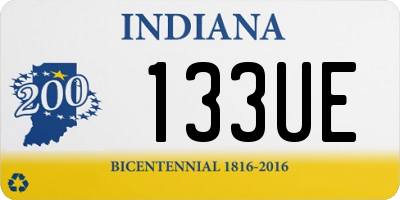 IN license plate 133UE