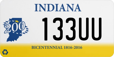 IN license plate 133UU