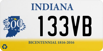 IN license plate 133VB