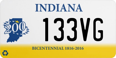 IN license plate 133VG