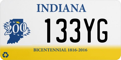 IN license plate 133YG