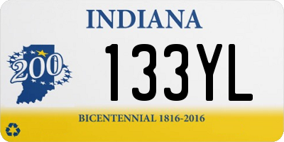 IN license plate 133YL