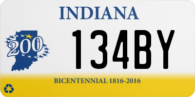 IN license plate 134BY