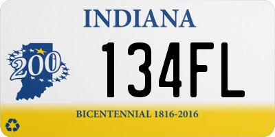 IN license plate 134FL