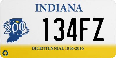 IN license plate 134FZ