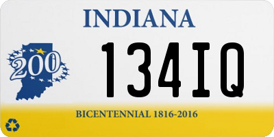 IN license plate 134IQ