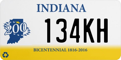 IN license plate 134KH