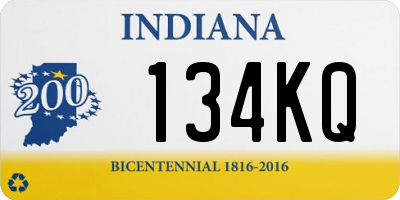 IN license plate 134KQ