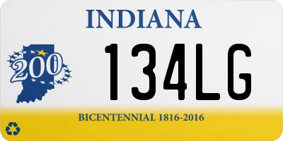 IN license plate 134LG