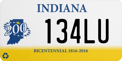 IN license plate 134LU