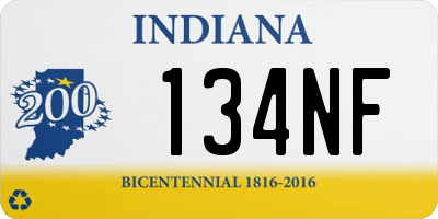 IN license plate 134NF