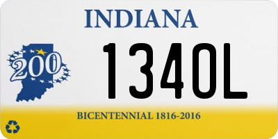 IN license plate 134OL